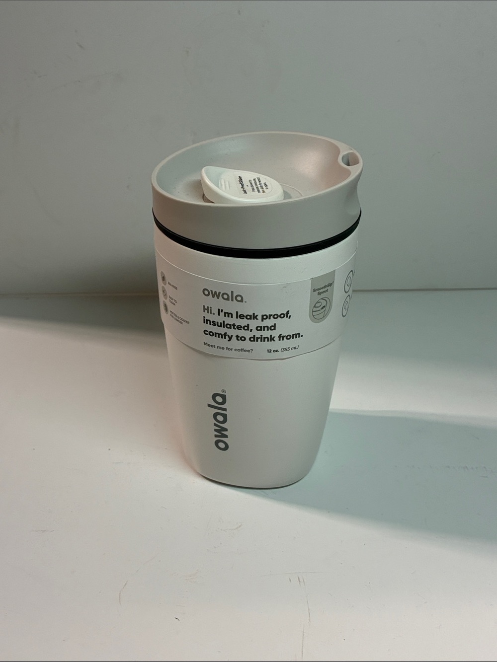 Owala 12 oz SmoothSip Spout Leakproof Coffee Tumbler